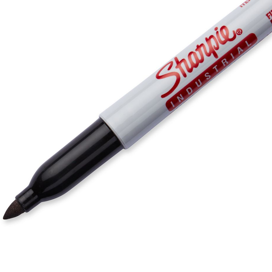 Industrial Black Permanent Marker - Fine Point gallery image 1